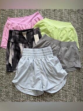 BUNDLE of 5 size small Women’s Athletic Shorts - Performance Running Shorts